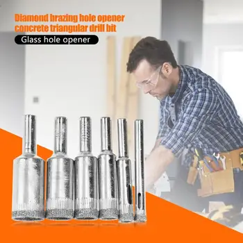 

Multi-functional Woodworking Drill Bit Hole Saw Drill Durable Chip Removal Easily Long Life for Glass Marble Cutting