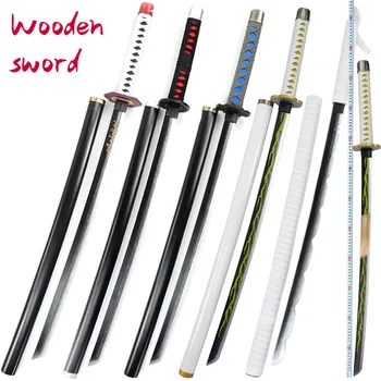 

Wooden sword 100 cm Devil's Blade Role Playing Animated Weapons Children's Wooden Sword Toys Sword Sword Toys