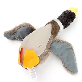 

Pet Dog Puppy Fun Squeaky Duck Squeaker Plush Mallard Sound Play Chew Toy DC156