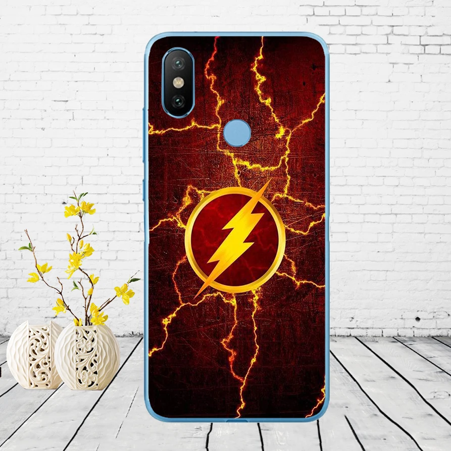 20D Бэтмен Супермен flash Wonder Woman Человек-паук Мягкий силиконовый чехол для Xiao mi Red mi 6 6a mi 8 a2 lite note 5 6 pro 7 Case - Цвет: 10
