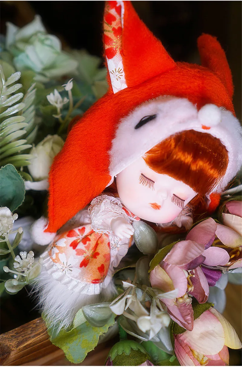 Dream Fairy 1/12 BJD кукла 26 шарнир тело DODO кукла 14 см милые животные кукла мини кукла детский подарок игрушка Ангел сюрприз кукла Ob11