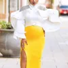 African Ruffle Sleeve Women Blouse Tops Party Club Office Lady Fashion Falbala Pullover Slim Autumn Street Beat Shirts Blousa 3