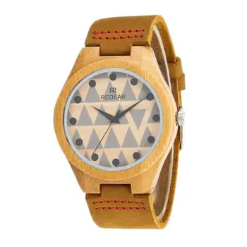 

2020 Rushed Manufacturers Selling Bamboo Watch Fashion Leather Strap Speed Sell Through Amazon Hot Style Lovers Wooden Table
