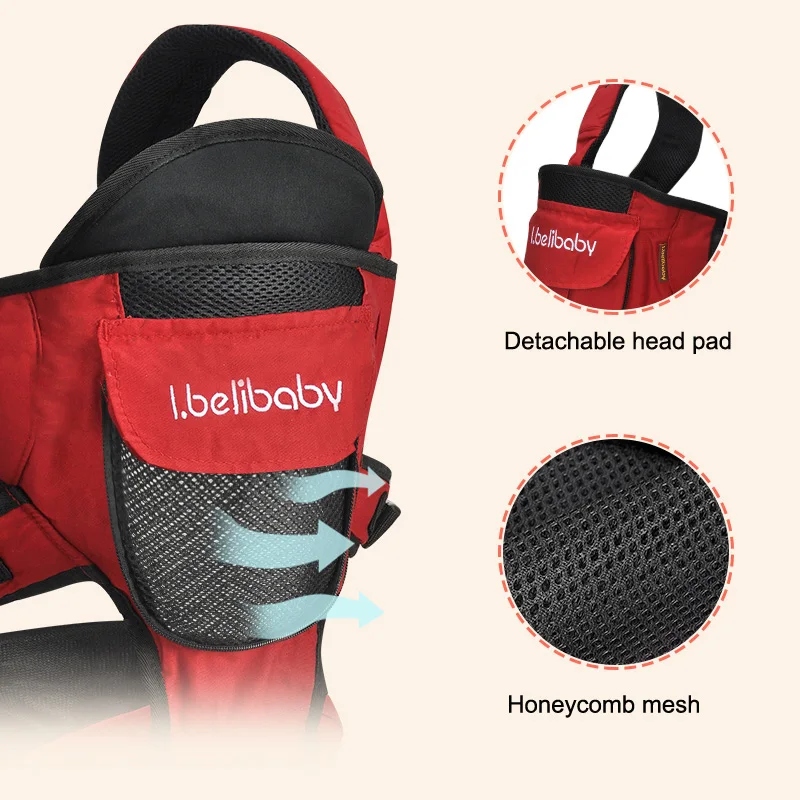 Ibelibaby Baby Cariier многофункциональная хлопковая переноска для младенцев, регулируемая Сумка-кенгуру для новорожденных