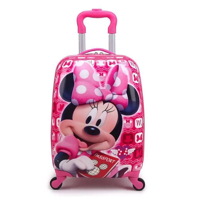 Cartoon Kids Travel Trolley Bags Suitcase for Kids Children Luggage Suitcase Rolling Case Travel Bag on Wheels Suitcase - Цвет: A