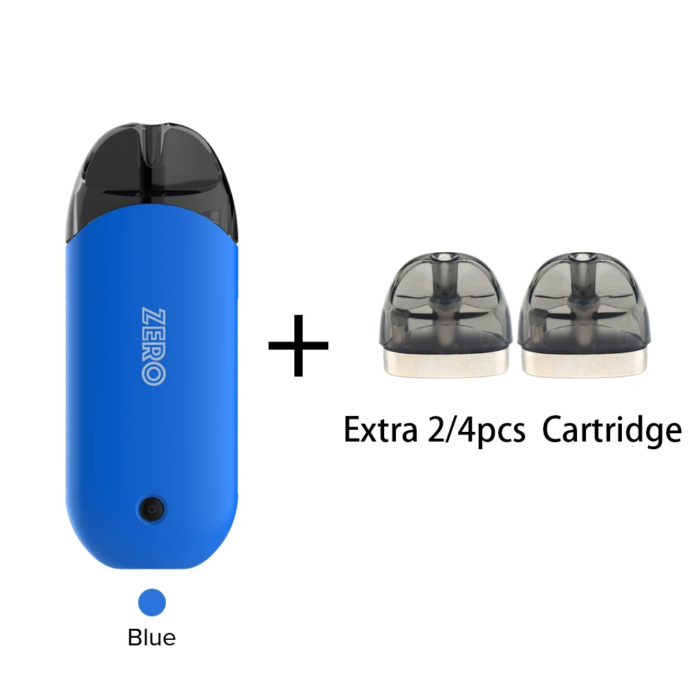 Оригинальные электронные сигареты Vaporesso Renova Zero Pod с 2 мл картриджами Vape Tank 650 мАч батарейный мод ароматизатор электронная сигарета - Цвет: Синий