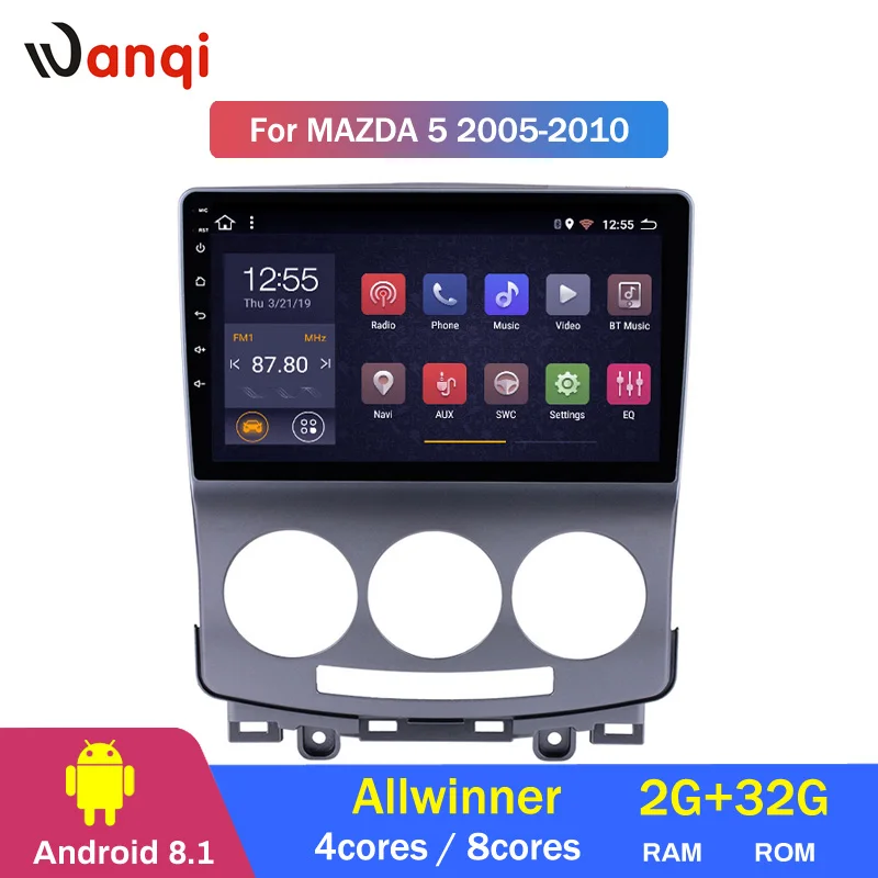 

Android 8.1 Octa 8core car dvd for 2005 2006 2007 2008 2009 2010 Mazda 5 gps navigation Player Bluetooth support RDS