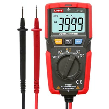 

UNI-T Tester Digital Multimeter Profesional Resistor Capacitor Frequency Diode NCV Capacitance Voltmeter Meter Mini Pocket Size