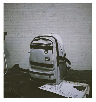 

Casual Style Shoulder Bag Female Shoulder Bag Male Large Capacity Nylon Fashion Multifunctional Student School Bag A14