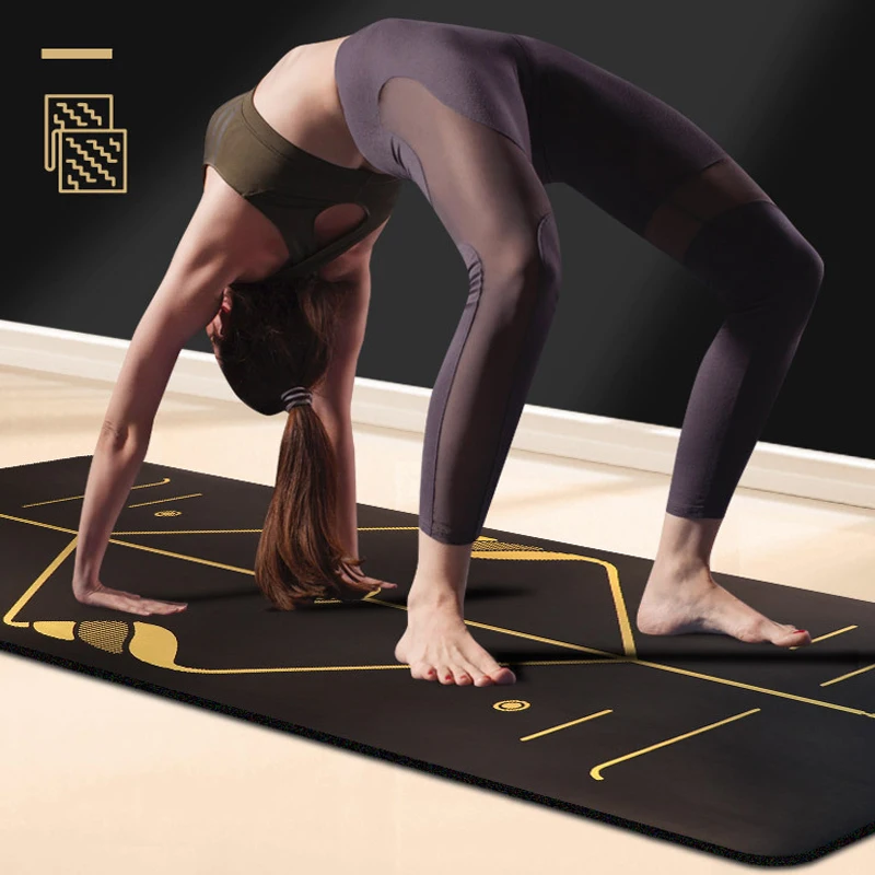 Natural rubber yoga mat female men's beginner fitness mat home professional non-slip local yoga yoga mat sports floor mats yoga fitness equipment