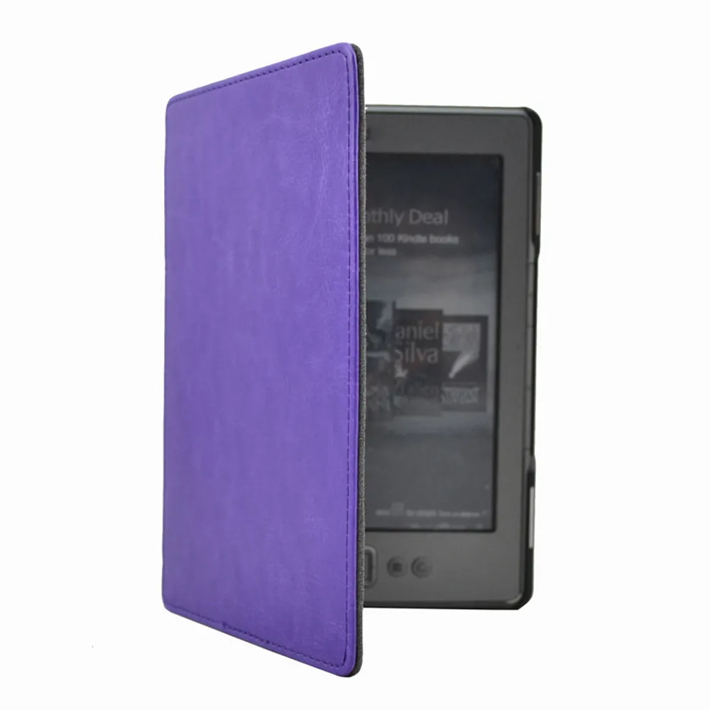 Ouhaobin чехол для планшета Kindle4 тонкий кожаный чехол для Kindle5 6 дюймов компьютерные аксессуары с HD экраном защитная пленка