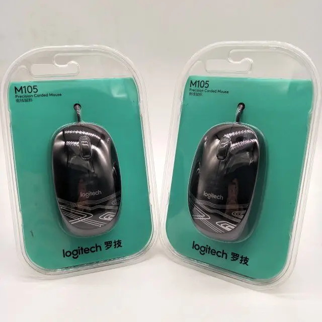 Новая оптическая проводная USB мышь logitech M105 1000 dpi для ноутбука, настольного ПК, ноутбука