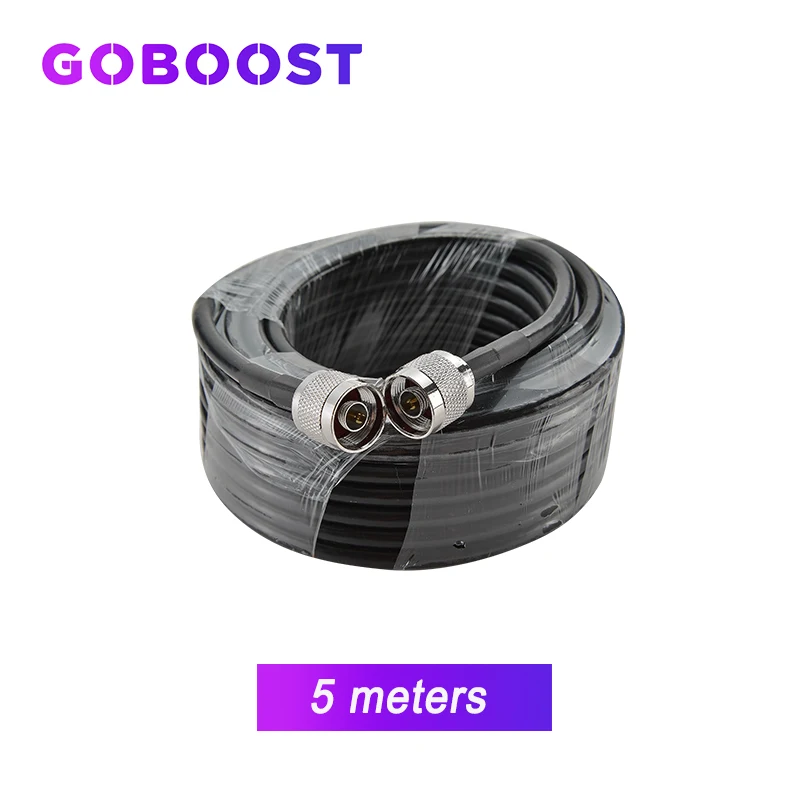 Cavo 2G 3G 4G 5D Coassiale Rg6 5 Metri Per Ripetitore Di Segnale Cellulare Cellulare N Maschio Collegamento Antenna Interna Esterna Vendita Calda/