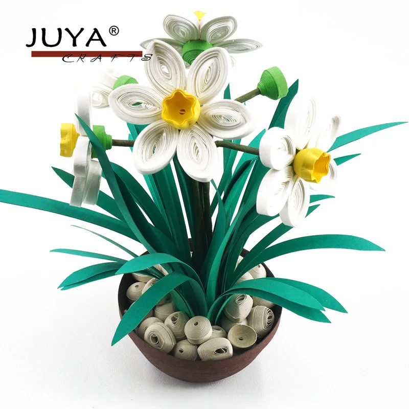 JUYA 멀티 컬러 종이 퀼링 스트립 세트 60색 10팩 54cm 길이, 3mm/5mm/7mm/10mm 사용 가능