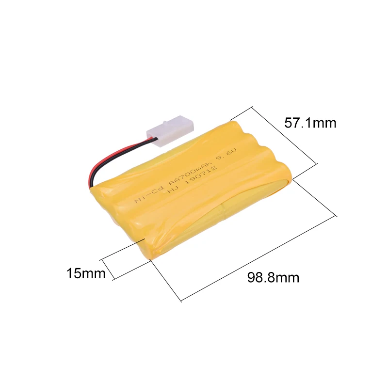 2шт 4 8 V 6V 7 2 9 6 700mAh Ni Cd AA Аккумуляторная батарея для дистанционного управления
