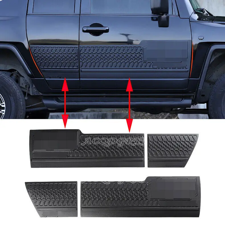

Подходит для Toyota FJ Cruiser 2007-2021, ABS Матовый корпус, искусственная отделка, защитная крышка, литье, автомобильные аксессуары, 4 шт.