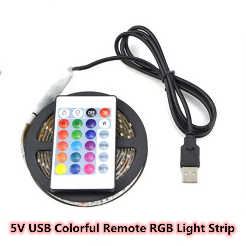 Горячая USB Светодиодная лента 5050SMD DC5V гибкий светодиодный водонепроницаемый фонарь с 15 м HD tv настольный компьютерный экран подсветка поляризованный свет