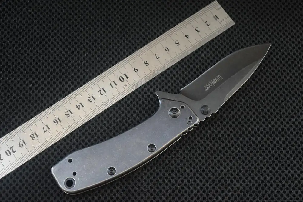 Cena TRSKT 1556TI 1556BW Cryo II składany nóż z Blackwash kieszonkowy odkryty Flipper noże Camping narzędzie edc Dropshipping