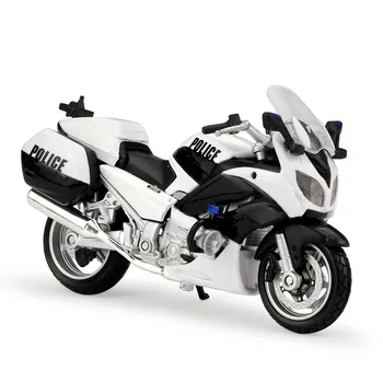 

1/18 Yamaha Fjr 1300a Police Motorcycle Alloy Diecast Model Simulation Miniature Motorcycles Metal Sculpture Collection Toys