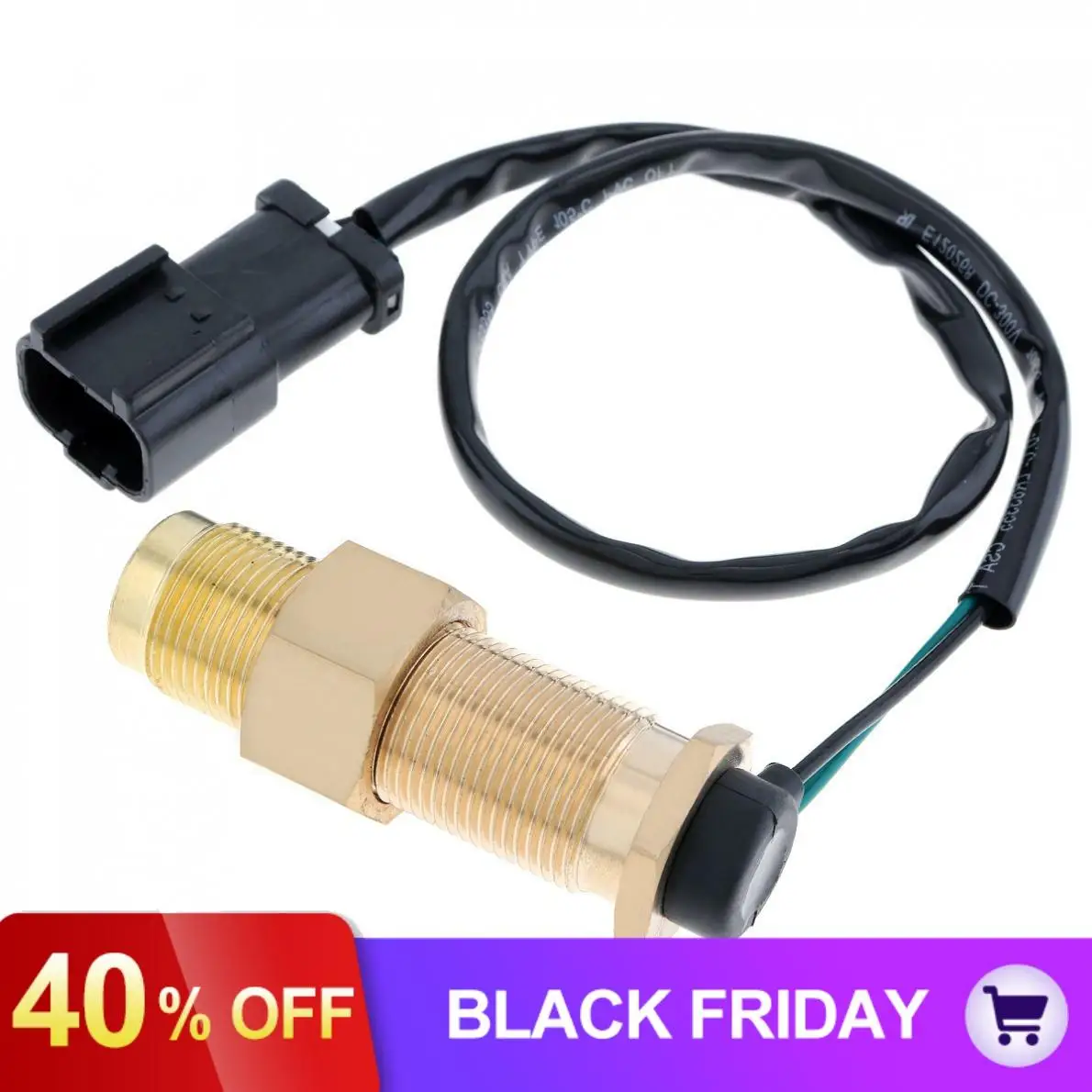 Revolution Speed Sensor Excavator Engine Replacement Accessories White Big Square Plug 7861-92-2310 for Komatsu Excavator