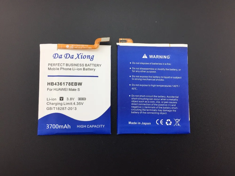 Da Xiong 3700mAh HB436178EBW Аккумулятор для huawei mate S CRR-CL00 CRR-UL00