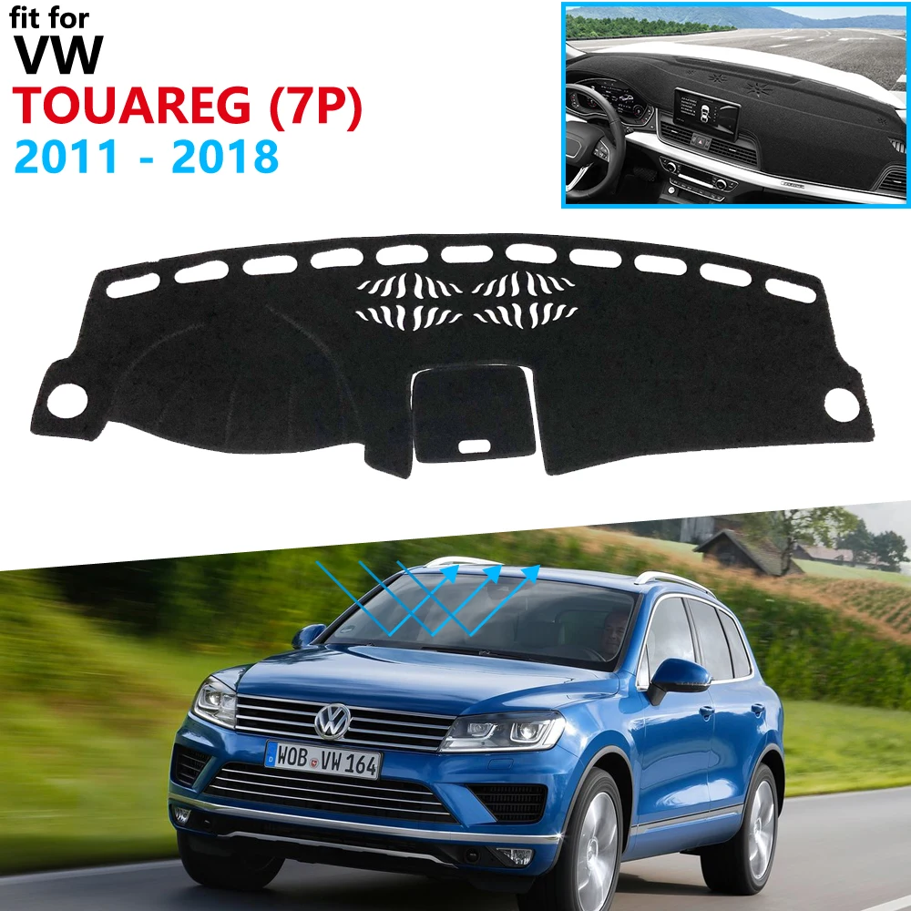 Защитная накладка на приборную панель для VW Volkswagen Touareg 7P 2011 ~ 2018 автомобильные