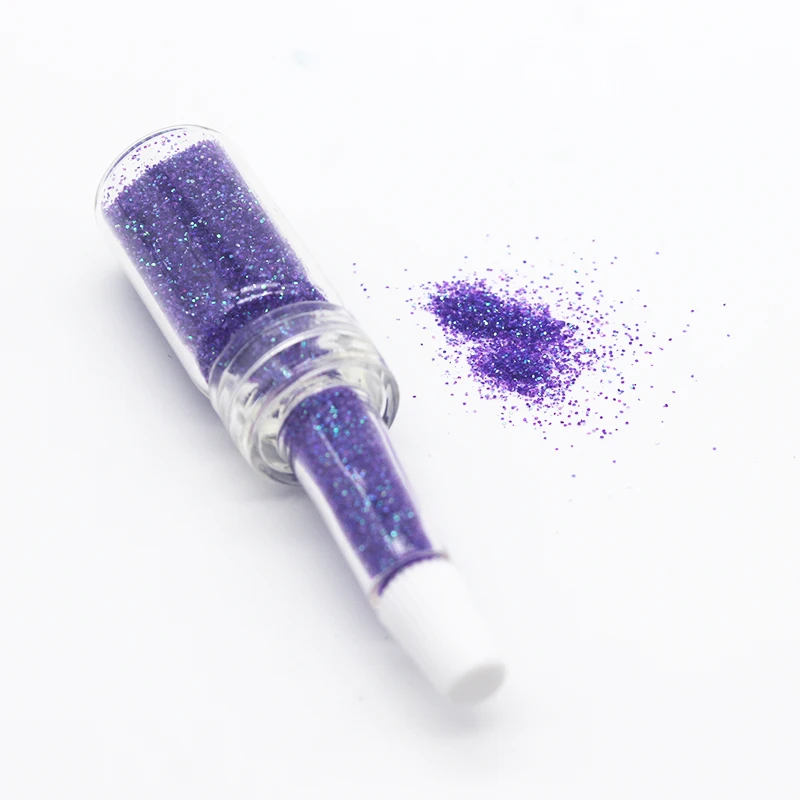 Блеск для ногтей Unhas украшения ногтей искусство Paznokcie порошок Ongle пигмент Nagels Лазерная голографическая глитер Блеск Хэллоуин Poudre - Цвет: purple