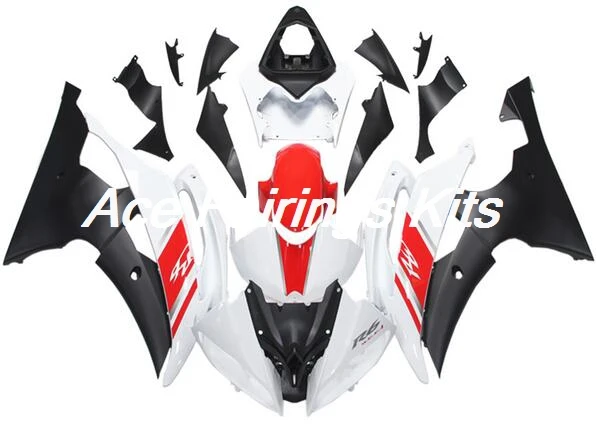 4 подарки ABS мотоцикл Полный Обтекатель Набор подходит для YAMAHA YZF-R6 2008- ABS пластик Cowlings обтекатель комплект красный белый черный