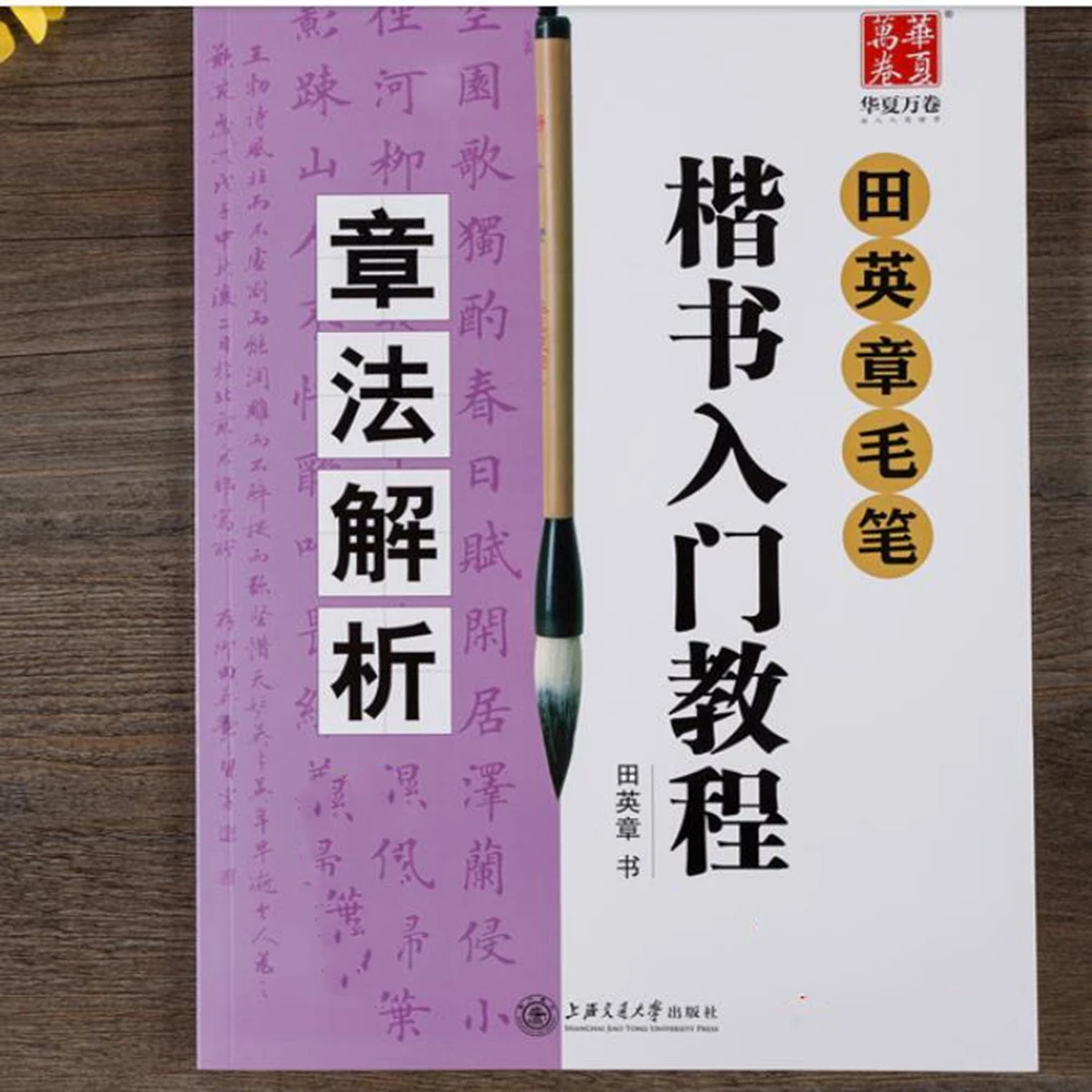 

Chinese Calligraphy Tian Yingzhang Regular Script Chapter Analysis Tutorials Brush Copybook