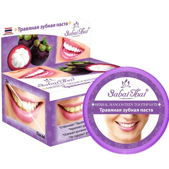 

Sabai Thai Authentic SPA herbal toothpaste, SBT-032 MG, mangosteen