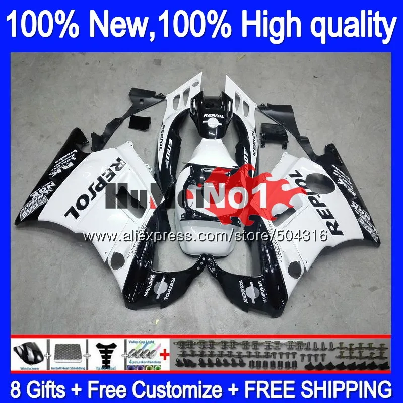 Корпус+ майка для HONDA CBR600 F3 FS 600CC CBR600FS для детей ростом 95-96 2MC. 99 CBR 600F3 600 F3 CC CBR600F3 1995 1996 95 96 Repsol белый обтекатель