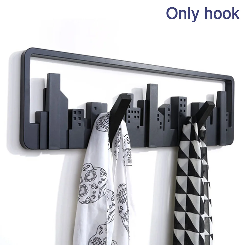 Hook Hanger Pastoral Style Durable Coat Wall Mount Multipurpose Black Home Storage Bedroom Decorative Living Room Sturdy