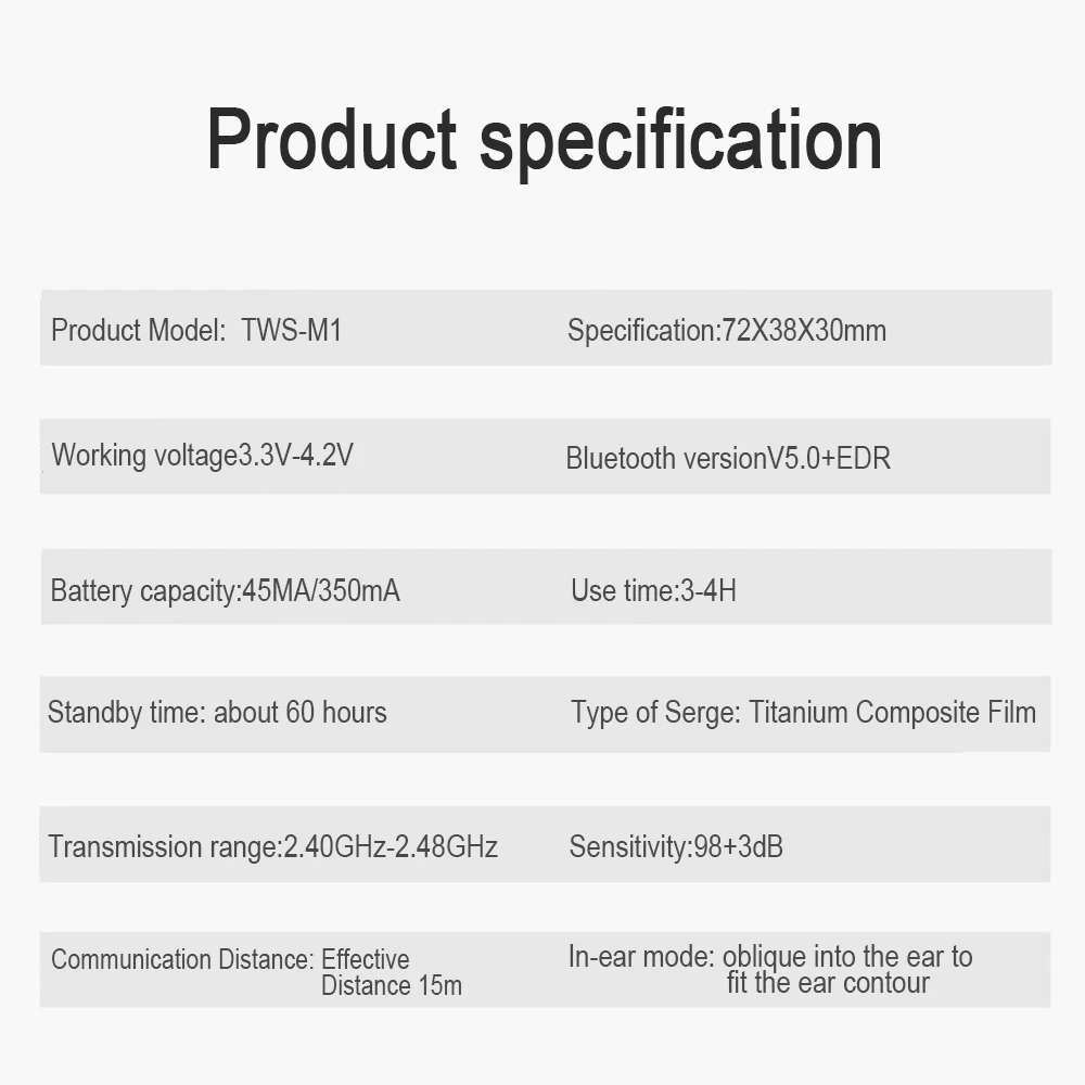 Беспроводные наушники, гарнитура, TWS, Bluetooth 5,0, наушники, HD стерео, шумоподавление, игровые наушники, водонепроницаемые, 350 мАч, внешний аккумулятор