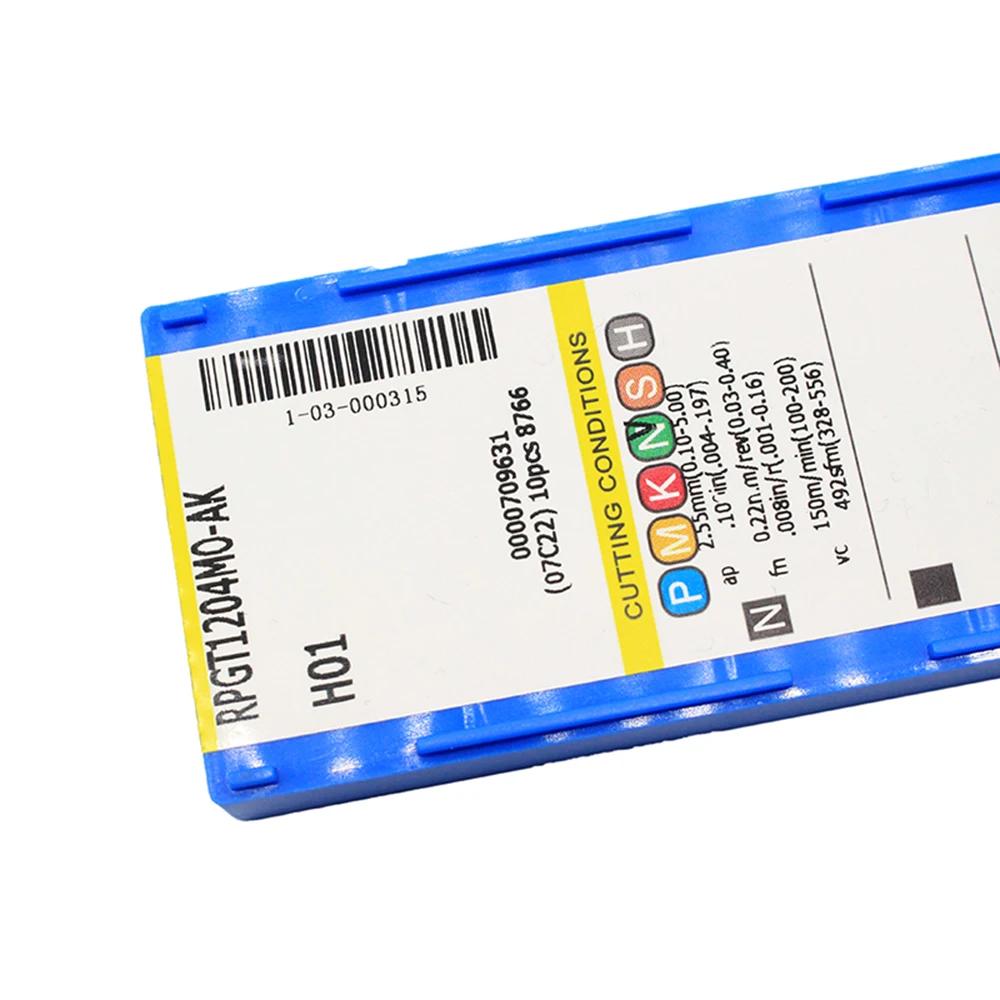 RPGT1204MO AK H01 алюминиевый резак лезвие RCGT1204MO фрезерные Вставки Режущий инструмент, вращающийся инструмент CNC инструменты AL+ оловянный сплав дерево