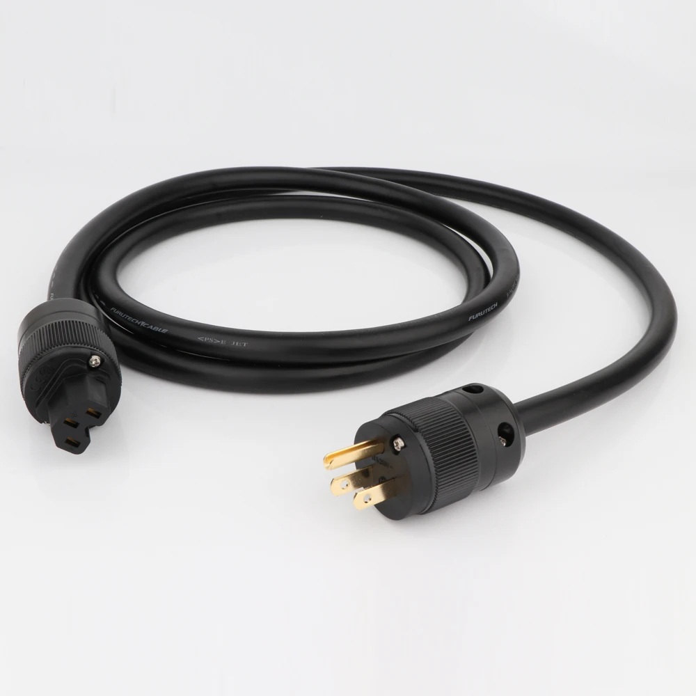 Preffair-Silver Plated Power Cable Line, OFC Conductor,