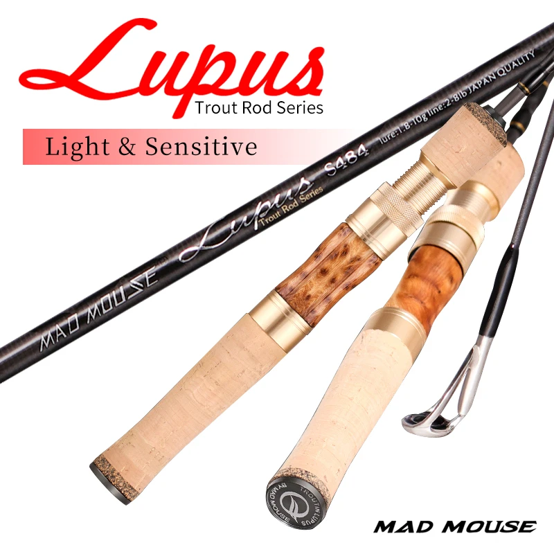 Madmouse Lupus トラウトフィッシングロッド 1 42m 1 68m 4ユニット 2ユニット ポータブル ルアー付き 1 8 10g ライン 2 8ポンド 釣り竿 Aliexpress Madmouse Lupus トラウトフィッシングロッド 1 42m 1 68m 4ユニット 2ユニット ポータブル ルアー付き 1 8 10g ライン 2 8ポンド 釣り竿 Aliexpress