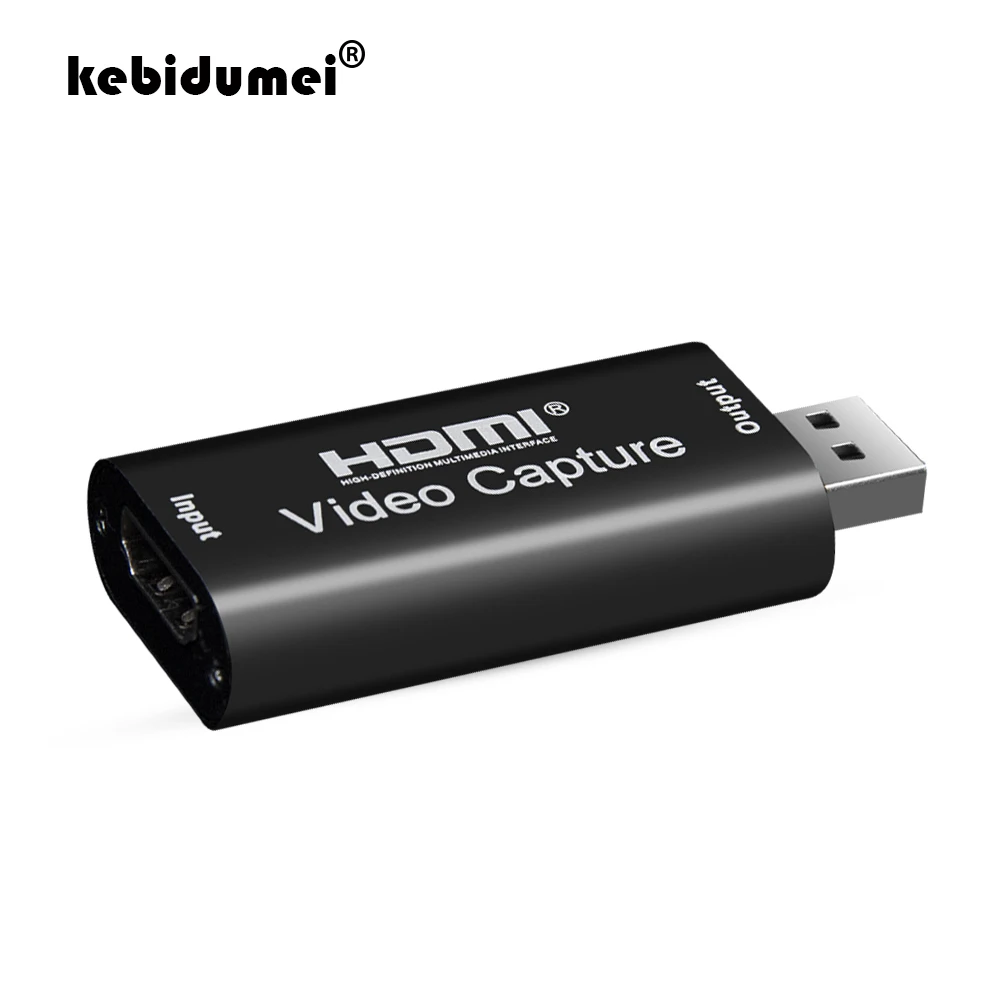 Карта видеозахвата HDMI к USB 2 0 Mini 4K 1080P игровая записывающая коробка для PS4 игр Youtube
