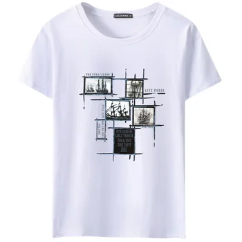 

New Arrival High quality summer streetwear T-shirt men Fashion Casual Short Sleeve Cute Cotton Material oversized size 5XL