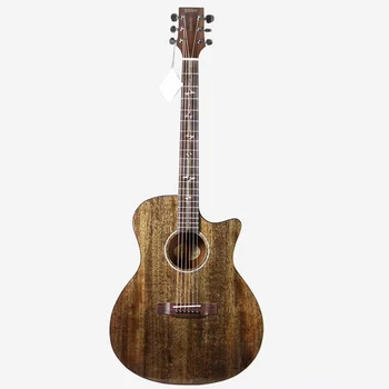 

40/41inch 6 String Ballad Wood Guitar Basswood Beginner Guitar Entry Ukulele Acoustic Guitar With 7 color AGT125