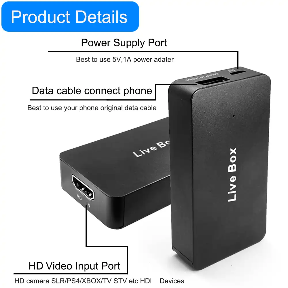 Ezcap Hd Game Video Capture Recorder Card With App Outdoor Mobile Phone Live Broadcast Streaming Box For Ps3 Ps4 Tv Box Twitch Video Tv Tuner Cards Aliexpress