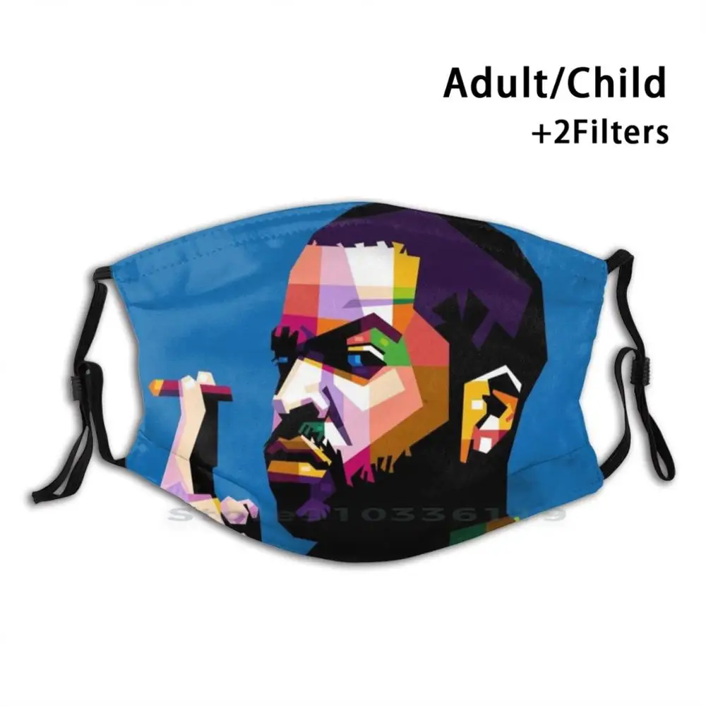 

Ice Cube Design Anti Dust Filter Washable Face Mask Kids Ice Cube Vector Art Rapper Celebrity Artist Singer Minimal Celebrity