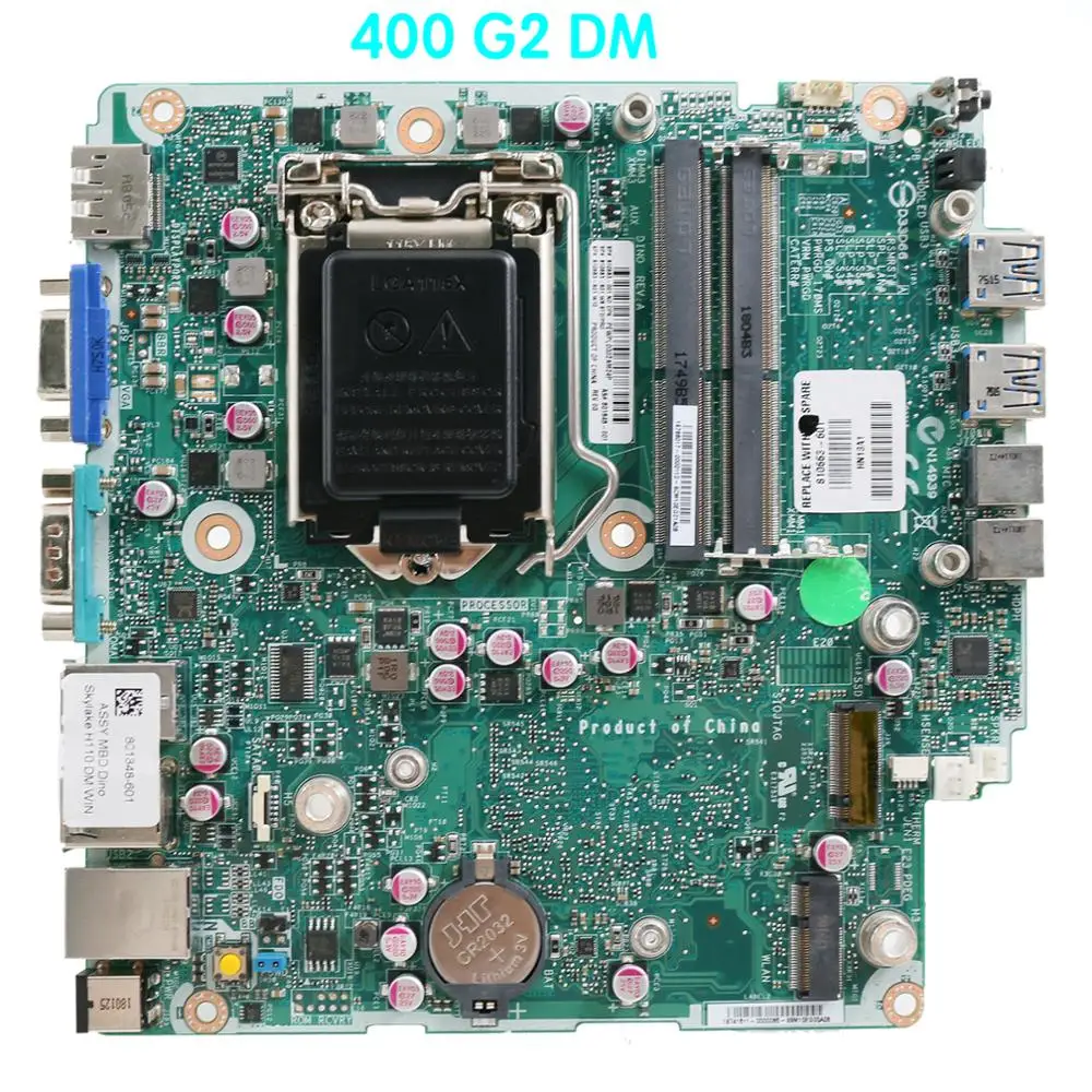 

Suitable for HP EliteDesk 400 G2 DM Desktop Motherboard 810663-001 810663-601 801848-001 Mainboard 100% tested fully work