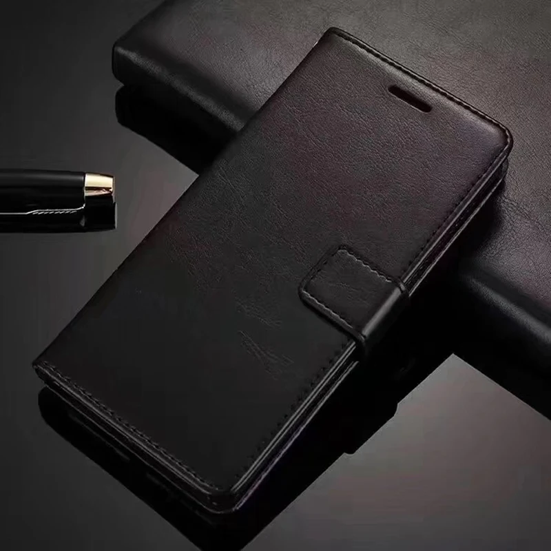 Чехол для samsung S10 9 8 7 Plus Lite Edge чехол Note 10Pro тонкий раскладушка кожаный держатель