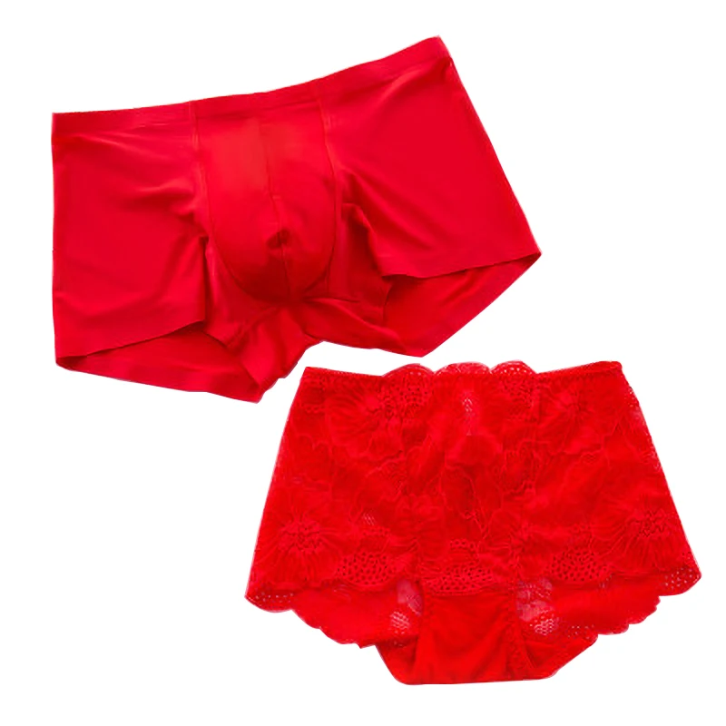 Сексуальное кружевное нижнее белье трусы для пар Прозрачное женское мужские