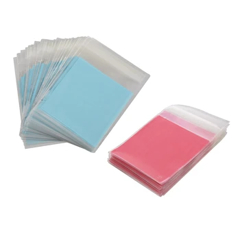 

200 Pcs Lovely Cute Bowknot OPP Self Adhesive Cookie Bakery Candy Biscuit Roasting Treat Gift DIY Plastic Bag 10x10cm - Light Pi