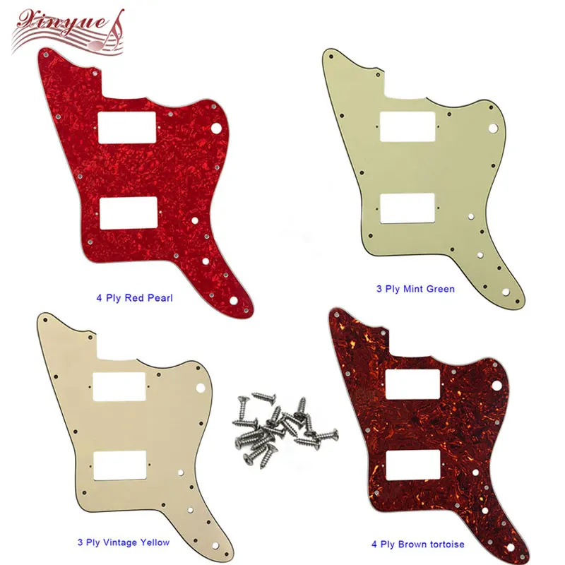 Pleroo Great Pickguard для 13 винтовых отверстий без отверстия сверху слева Japan Jazzmaster Guitar с PAF