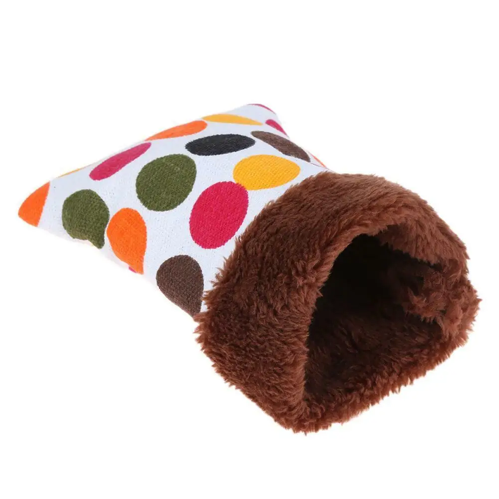 Small Animal Pet Nest Rabbit House Squirrel Accessories Chinchilla Guinea Pig Hedgehog Winter Warm Soft Plush Mat Hamster Bed