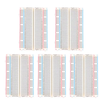 

5/10 Pcs 8.5*5.5cm 400 Hole Solderless Bread Board For Arduino