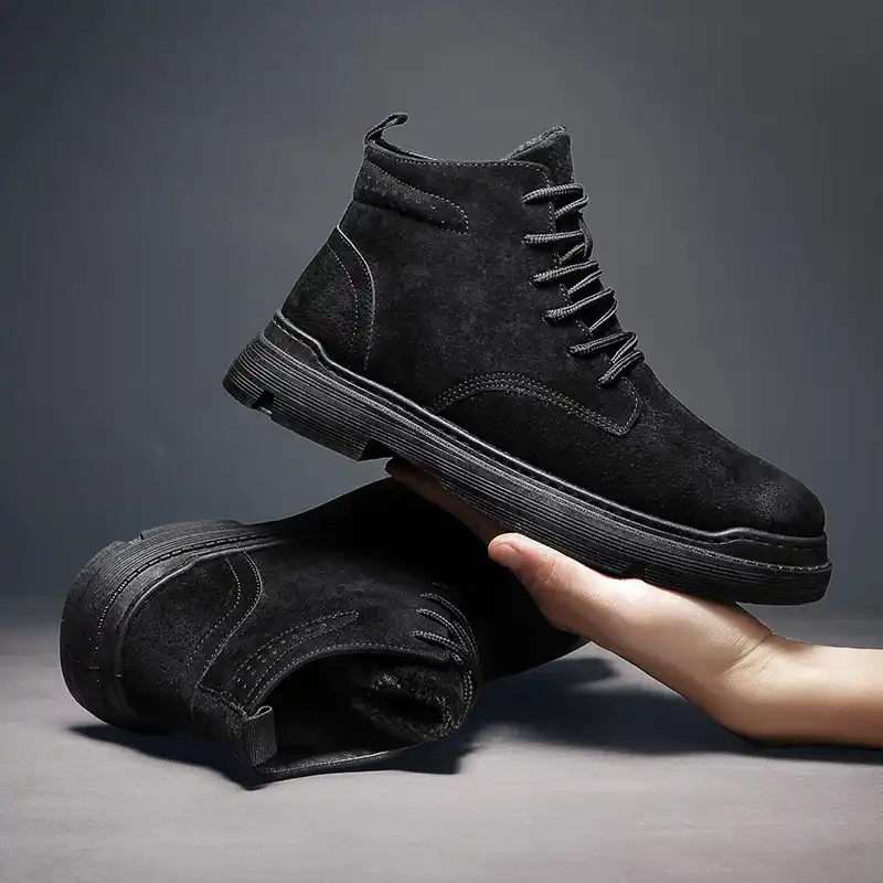 Cyytlファッションメンズレディース冬の雪のブーツ愛好家屋外保温靴豪華なアンクルbota S 綿安全作業ファッション ショートチューブmilitares 雪用ブーツ Aliexpress