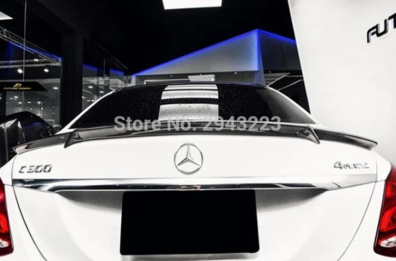Седан 4 двери для Mercedes Benz C Класс W205 C63 C180 C200 C250 C260-UP задний спойлер на Багажник крыло